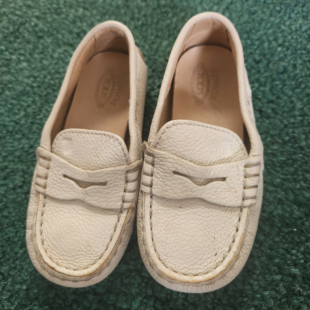 Toddler Tod's Junior Leather Moccasin Shoes